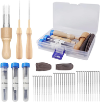 Redamancy Nadelfilz Set, Mit 36 Filznadeln (3 GrößEn), Starter Filznadeln Set Zu