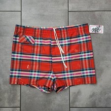 Vintage 70s 80s Towncraft Brand Plaid Shorts