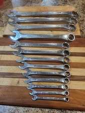 S-K Tools 13 Pc. SAE Combination Wrench Set 1/4” To 1” C-8 To C-32.  🇺🇸 GUC