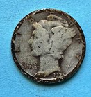 1925 Mercury Dime. 90% Silver. VG Condition. Charity Auction/Animal Rescue. — photo 1