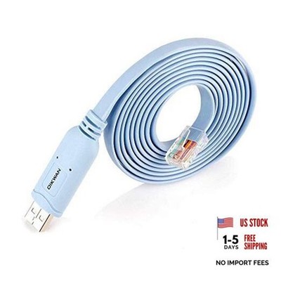 USB Console Cable,USB to RJ45 Console Cable for Cisco Routers/AP 6 ft