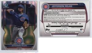 2023 Bowman Chrome Prospects Lava Refractor /399 Jefferson Rojas #BCP-70