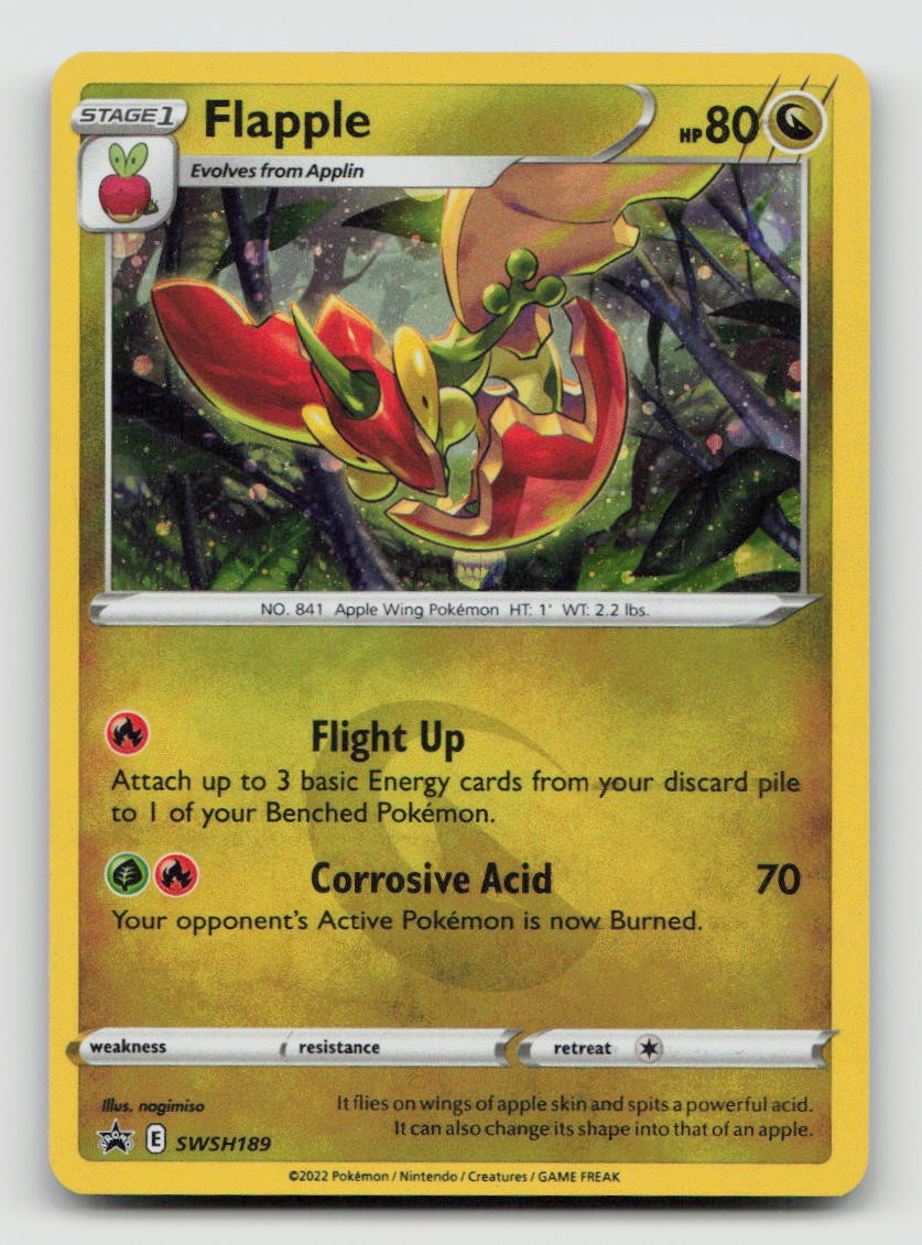 FLAPPLE SWSH189 Cosmo HOLO Promo Pokemon SWORD & SHIELD PROMO