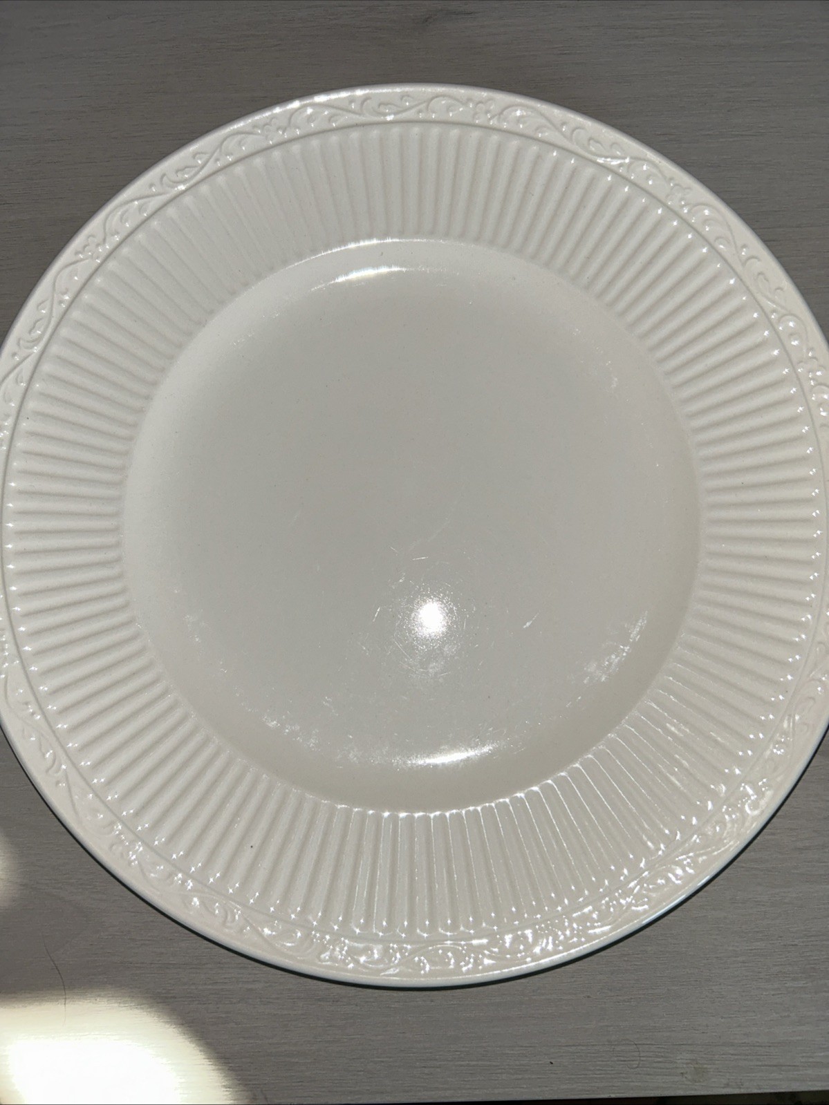Mikasa Italian Countryside Dinner Plate, White DD900