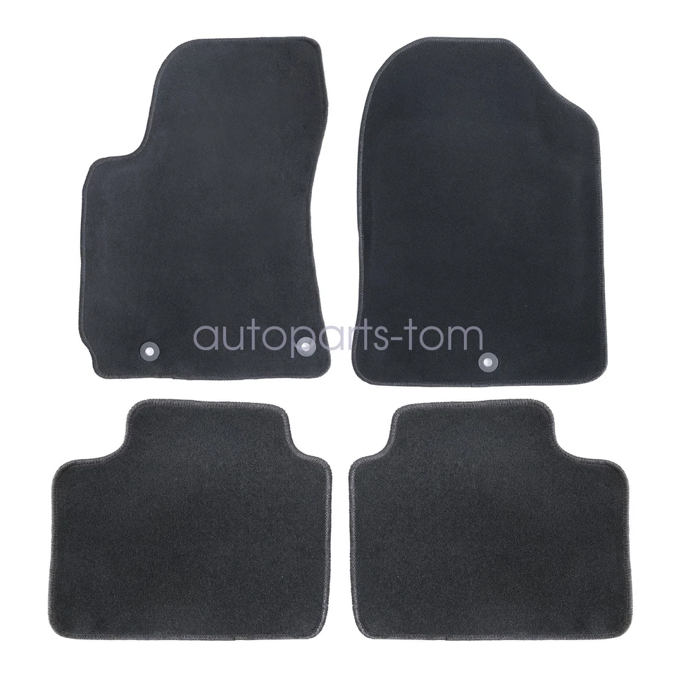 Alfombrillas delanteras y traseras impermeables negras para Hyundai Elantra 2017-2020 Foto 4 de 4