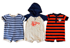 Carters Baby Boy 6 Months Clothes Lot Bundle Rompers Shorts Summer Outfits Boat