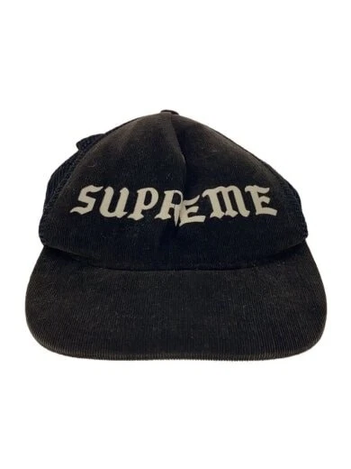 Casquette Supreme Free coton noir couleur unie homme AEe70