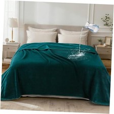 Waterproof Blanket for Bed: Reversible Leakproof King Size 85" x 108" Green