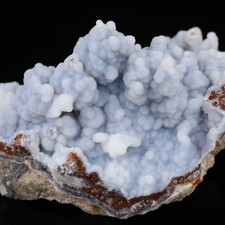 Quartz on Smithsonite Small Cabinet, Skorpion Zinc Mine, Karas Region, Namibia