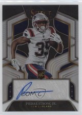 2022 Select Rookie Signatures Silver Prizm 77/199 Pierre Strong Jr Auto 0rd2