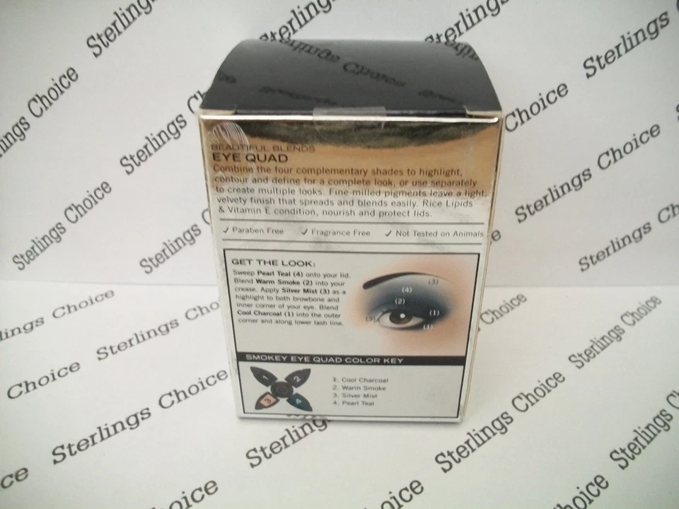 Nuance Beautiful Blends Eye Quad #075 Smokey 银色 — 第 4/4 张图片