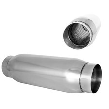 3 Inch Exhaust Muffler Round Straight Through Exhaust Muffler 3 In 3x4x13