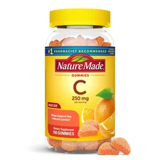 Nature Made Vitamin C 250 mg per serving, Dietary Supplement for Immune Supp...