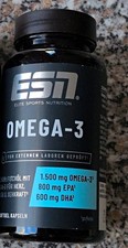 ESN Omega-3 Fischöl Softgel 60 Kapseln mit EPA & DHA Nahrungsergänzung