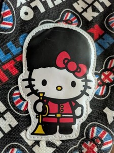 Hello Kitty Backpack Vintage UK Union Jack Sanrio British