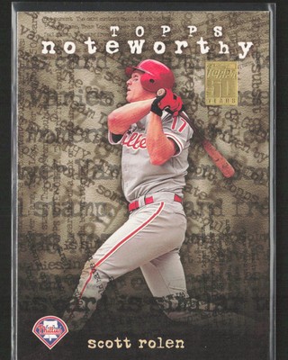 Scott Rolen 2001 Topps #TN21 Noteworthy Philadelphia Phillies