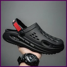 Classic Summer Clogs Men Slippers Breathable Outdoor Garden Comfort Beach