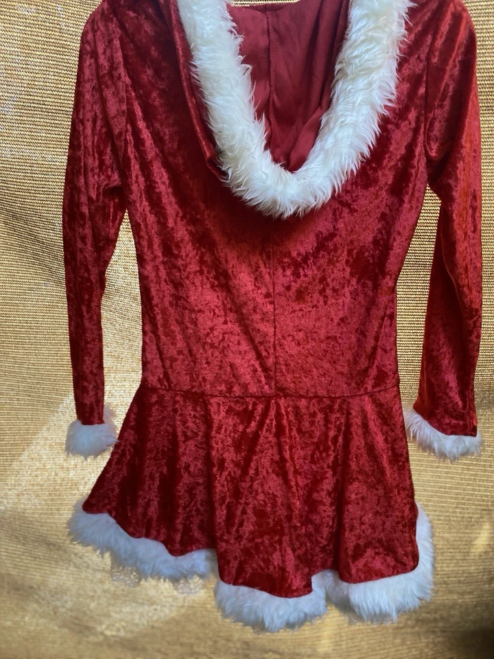 Amscan Mujer Rojo Sra. Claus Navidad Papá Noel Vestido Disfraz XS (40) Foto 3 de 3