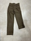 Calvin Klein Linen Brown Belted Tie Waist Pants Trousers Cargo Pleated  Size 2 — photo 4