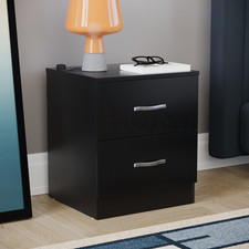 Modern Bedside Cabinet Nightstand Table 1 2 3 Drawer Bedroom Storage Furniture