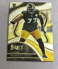 2023 Panini Select Football Broderick Jones #292 RC Rookie Club Level