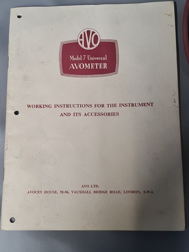 Universal Avometer Model 7 with Original Case and cables - nice example - Picture 15 of 24
