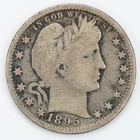 1895-O Barber Quarter Silver 25c