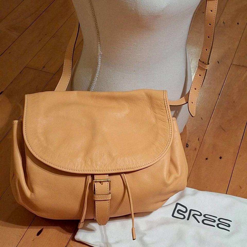 BREE Stockholm 20 Umhängetasche Crossbody Nature Leder NEU - Bild 3 von 4