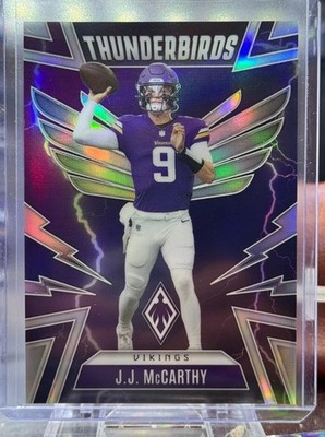 2025 PANINI PHOENIX #33 J.J. McCARTHY THUNDERBIRDS SILVER