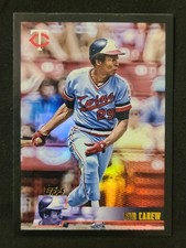 2025 Topps Archives - 1996 Topps Rod Carew #156 Black Foilboard Minn. Twins