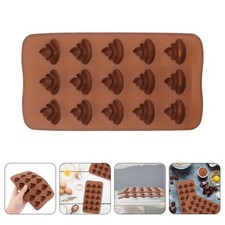 4Pcs Reusable Silicone Candy Molds Poop Shape for Kids Baking and Chocolate