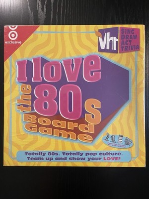 I Love the 80s Target Exclusive Trivia Board Game - New Sealed - Sing Draw Act