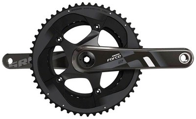 SRAM Force 22 Exogram 165mm Crankset With Chainring - Black