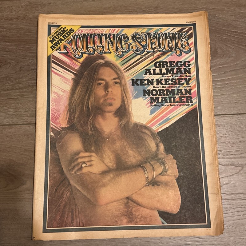 Rolling Stone January 16, 1975  #178 Greg Allman  Norman Mailer  No Label