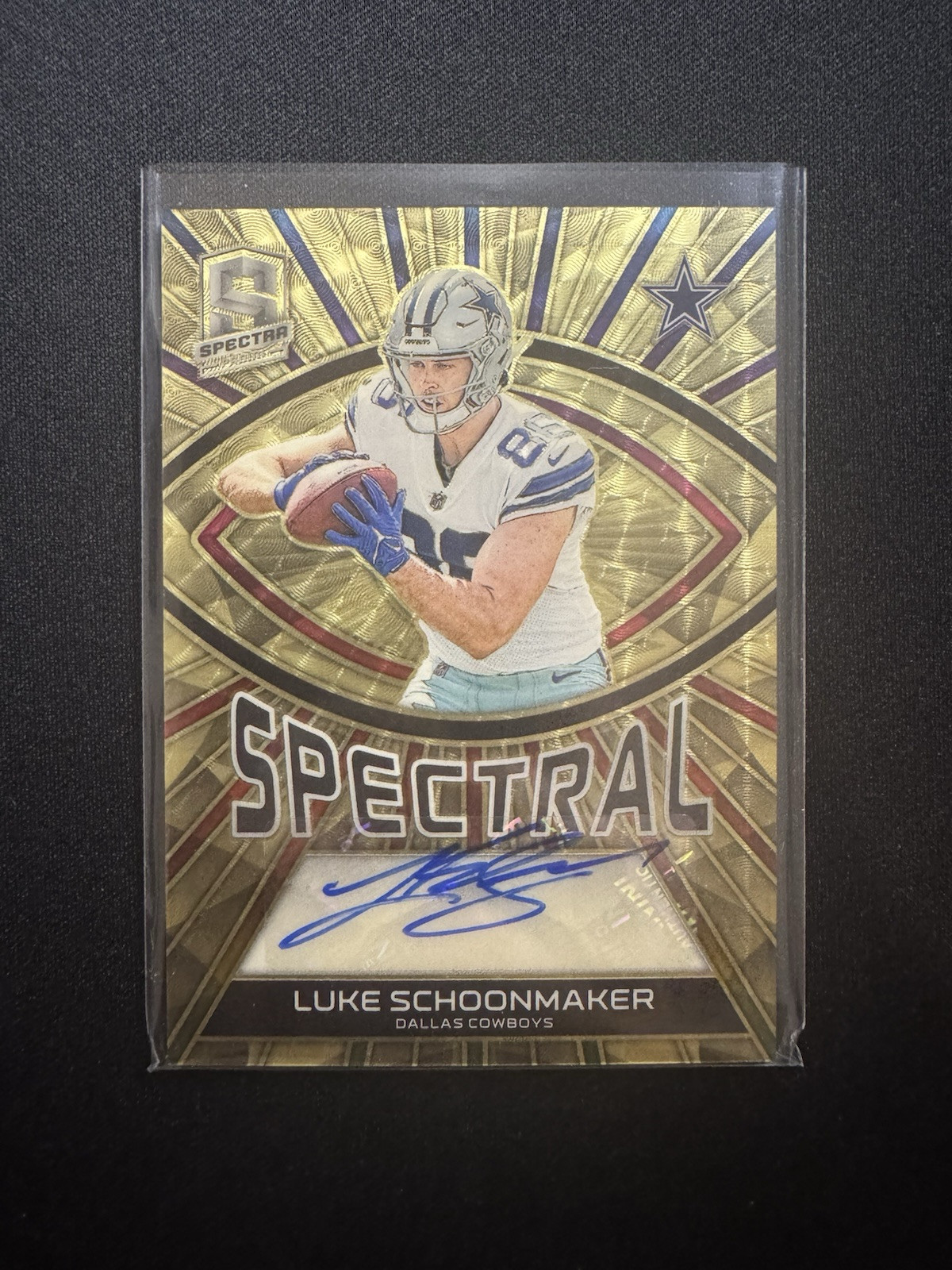 Luke Schoonmaker Panini Spectra Spectral Signatures #SSLS Gold