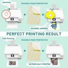 DTF Transfer Film, 50 Sheets 8.5"*11" DTF Paper for All Inkjet Printers,DTF F...