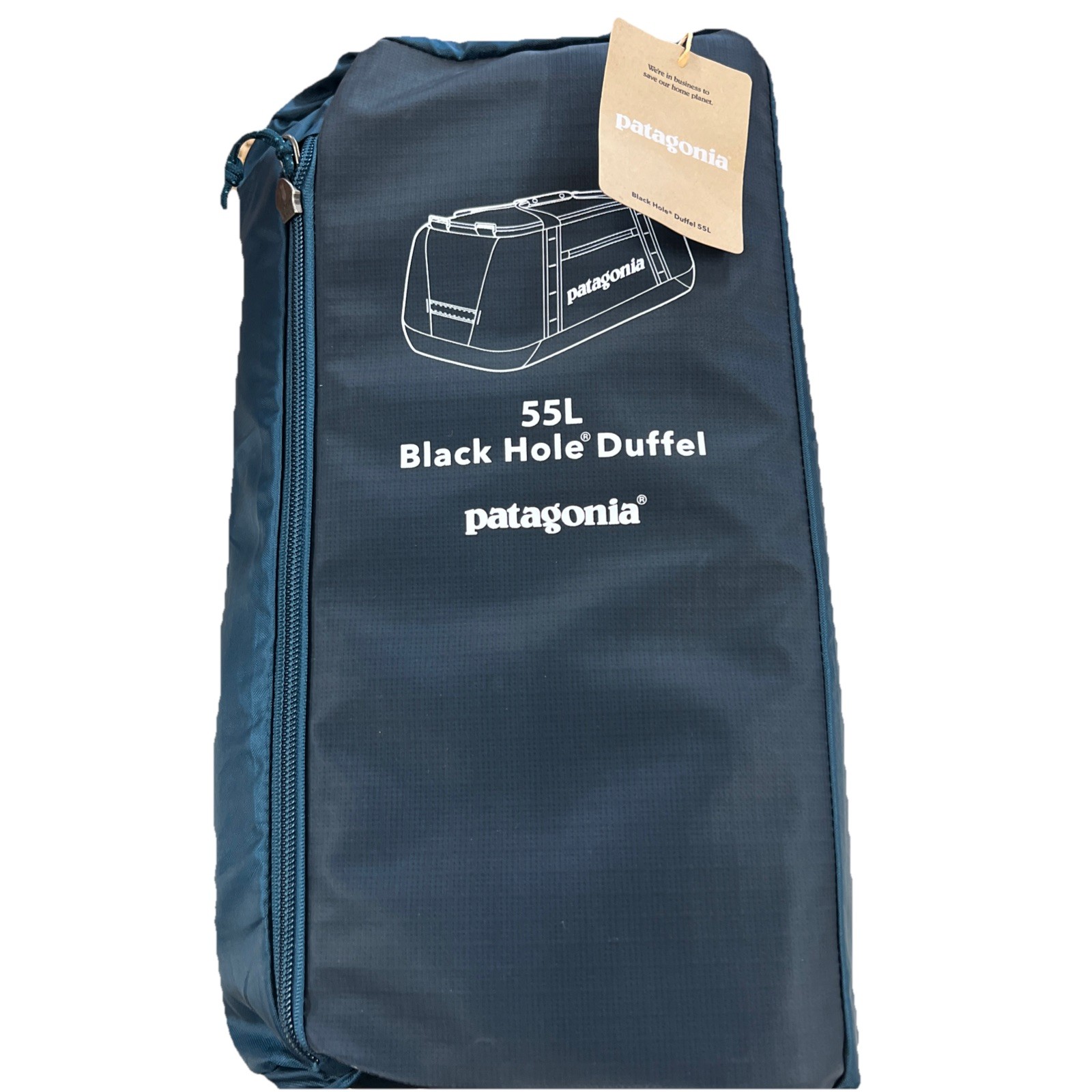 Bolso de Lona Patagonia Agujero Negro 55L Mochila de Viaje - Tidal Teal - NUEVO CON ETIQUETAS