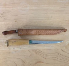 Rapala J Marttiini Fish Fillet Skinner Knife 6 In Blade Finland Martini Sheath