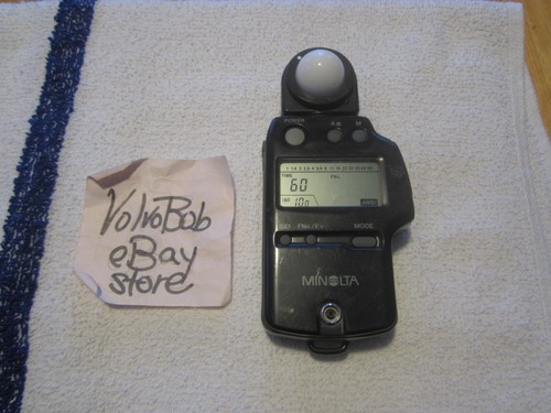 MINOLTA AUTO METER IV F Digital Exposure Light Meter - NO Case NO BATTRY - WORKS