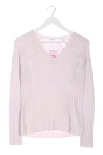 S. MILTON V-Ausschnitt-Pullover Damen Pullover Gr. DE 38 hellrosa Casual-Look