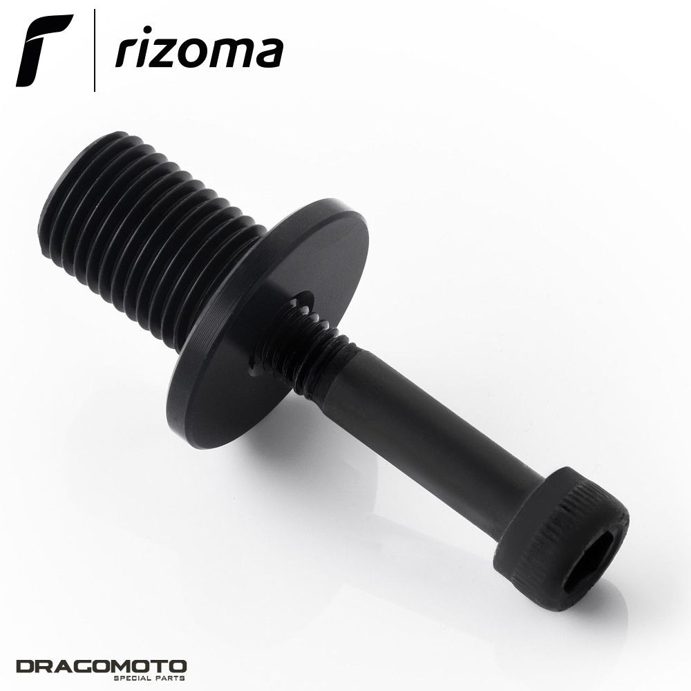 Kit de montage Rizoma LP336B noir, finition premium pour Suzuki GSX-8S 2023-2024