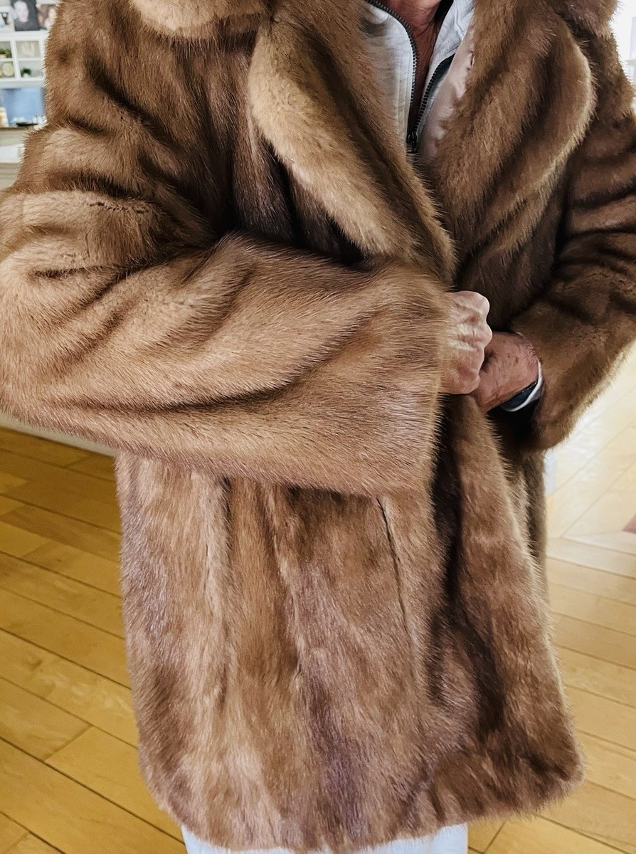 Jordan Marsh Bostonベージュ毛皮ショートミンク vintage Evan's Fur Exclusive At Jordan Marsh Vintage Mink Coat Excellent