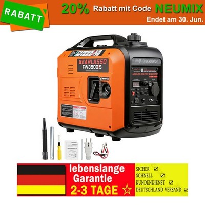 Inverter Stromerzeuger Benzin für Camping Wohnwagen Garage für Baustelle  2,8KW