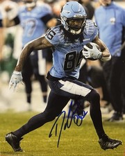 Damonte COXIE Signed 8x10 Photo! Toronto ARGONAUTS ALL STAR WR! CFL! W/ COA