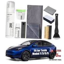 for Tesla Interior Cleaner Kit 9PCS, Foam Seat Cleaner Safe for Tesla Black 