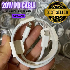 For iPhone 14/13/12/11 XR X PD 20W USB C Fast Charger Cable Data Type C Cord Lot