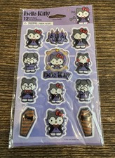 Sanrio Hello itty Halloween Vampire Puffy Sticker Sheet 2013 New Sealed x 12