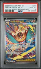Pokemon Card - PSA 10 Mega Hawlucha EX 283/217 - Ascended Heroes SIR - GEM MT