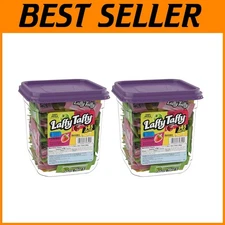 Fruity Taffy Candy, Assorted Flavors 145 Pieces - Pack of 2