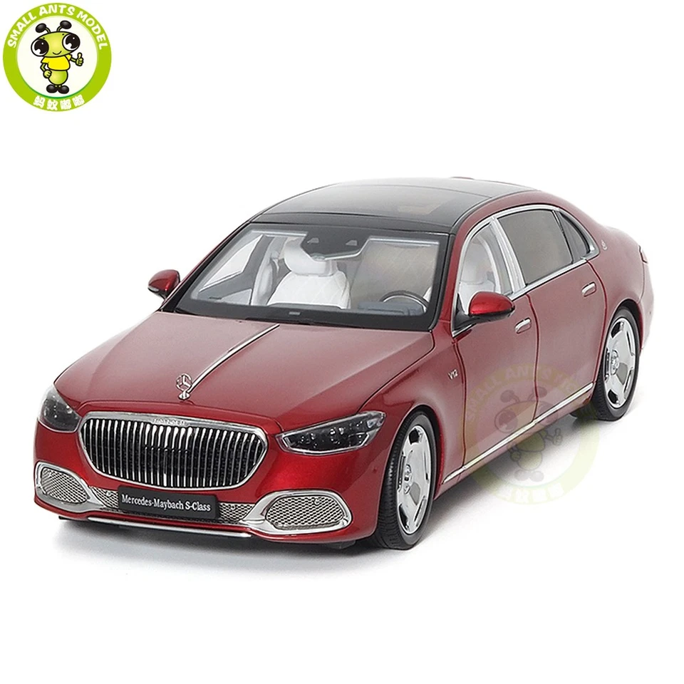 1/18 Benz Maybach S Class S680 2021 Almost Real 820119 Red Diecast Model Car - Image 3 of 4